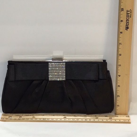 Elegant Evening bag w/ rhinestone clasp - Picture 7 of 7